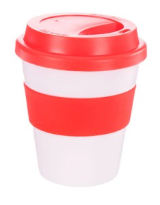 Aura Karma Kup has a hard plastic leak resistant lid